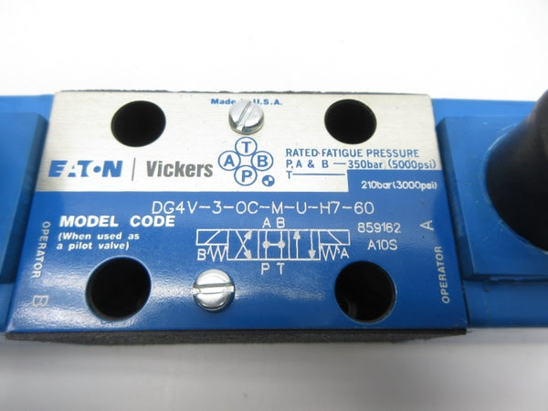 EATON DG4V-3-OC-M-U-H7-60 859162 24VDC 3000PSI NSNP