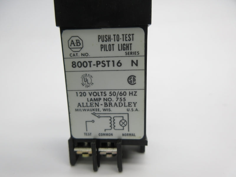 ALLEN BRADLEY 800T-PST16W SER. N 120V NSNP
