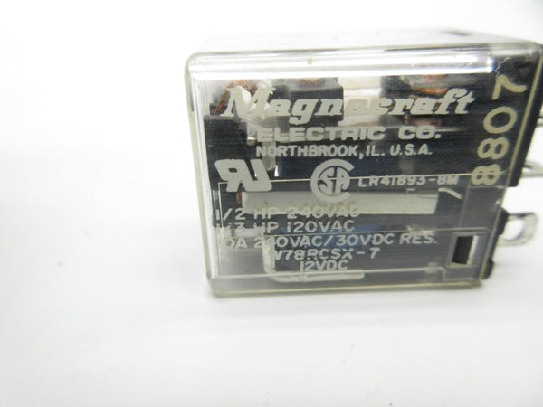 MAGNECRAFT W78RCSX-7 12VDC NSNP