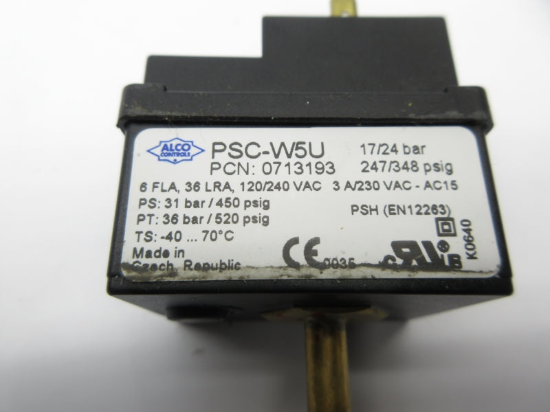 ALCO CONTROLS PSC-W5U 120/240VAC 6A 247/348PSI NSNP