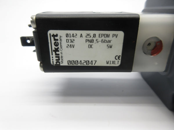 BURKERT 0142 A 25,0 EPDM PV D32 00042047 24VDC NSNP