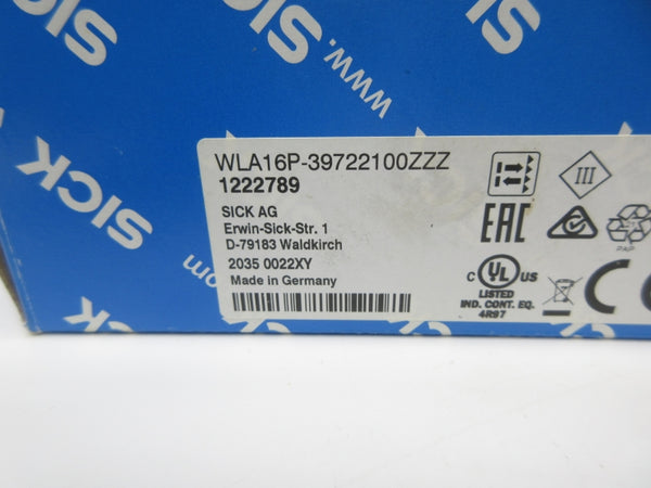 SICK WLA16P-39722100ZZZ 1222789 10-30VDC NSMP