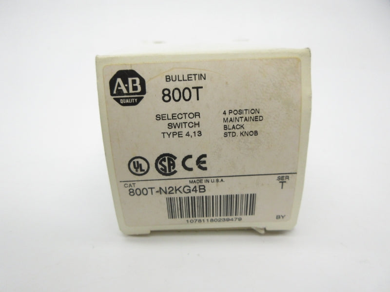 ALLEN BRADLEY 800T-N2KG4B SER. T (WH) NSMP
