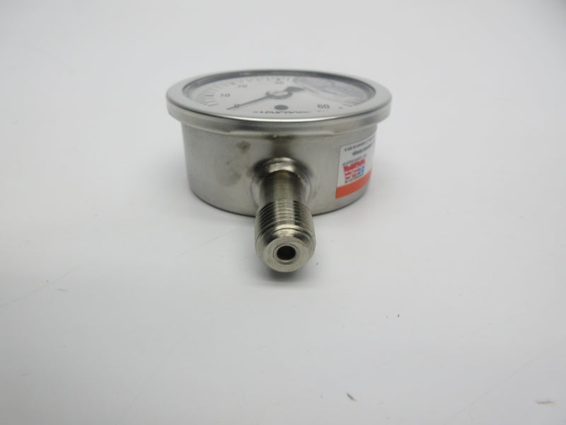 ASHCROFT 63-1008-SL-02L-60# 0-60PSI NSMP