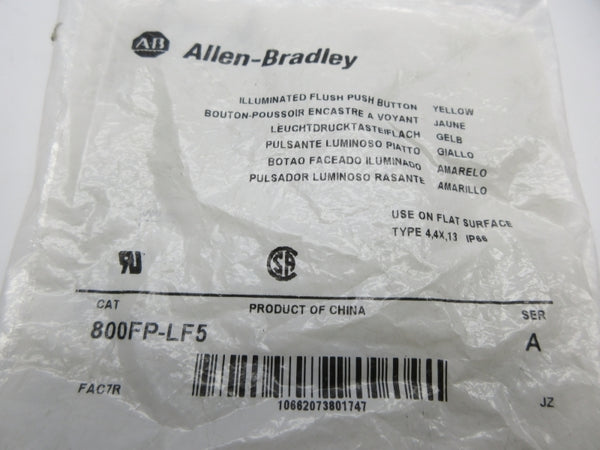 ALLEN BRADLEY 800FP-LF5 SER. A NSMP