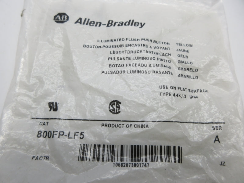 ALLEN BRADLEY 800FP-LF5 SER. A NSMP