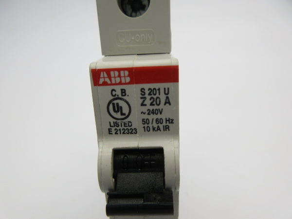 ABB S 201 U Z 20 A 240V NSNP