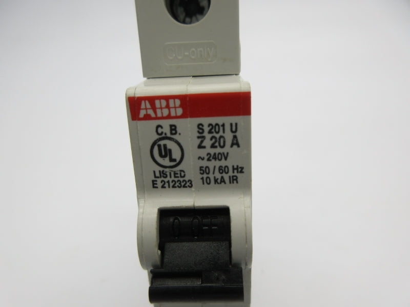 ABB S 201 U Z 20 A 240V NSNP