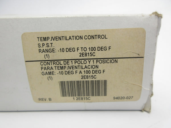 CONTROLLER 2E815C -10-100'F REV. B NSMP