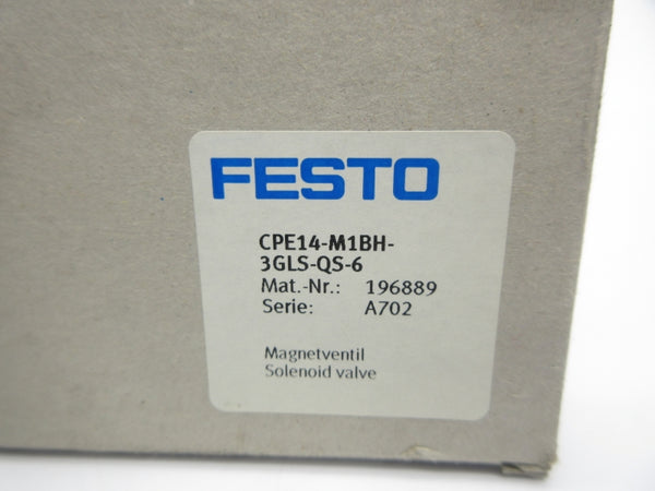 FESTO CPE14-M1BH-3GLS-QS-6 196889 NSMP