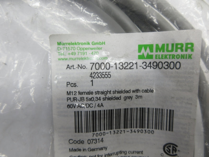 MURR ELEKTRONIK 7000-13221-3490300 60VAC/DC 4A NSMP