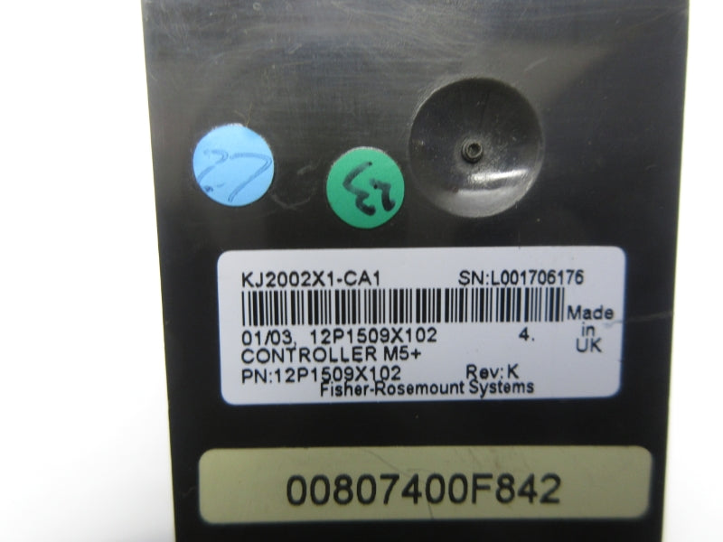 FISHER-ROSEMOUNT KJ2002X1-CA1 12P1509X102 REV. K NSNP