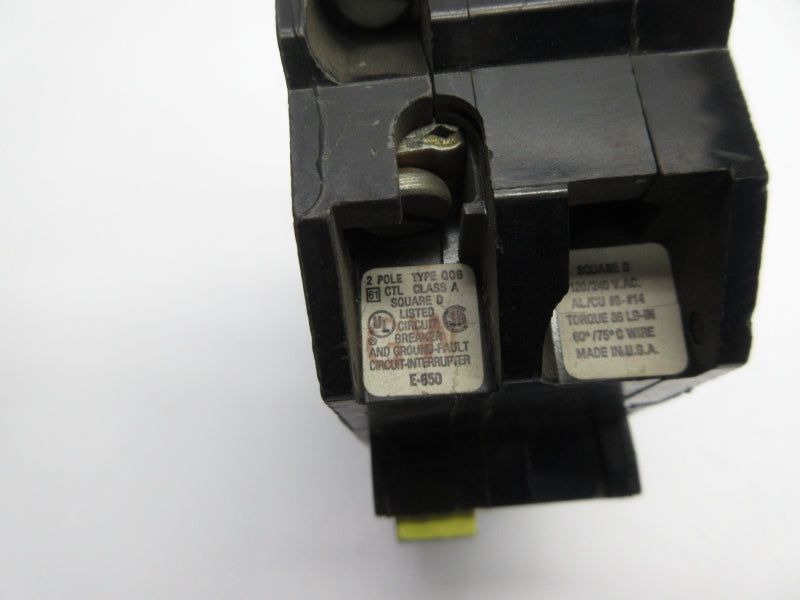 SQUARE D QOB220GFI 120/240VAC 20A NSNP