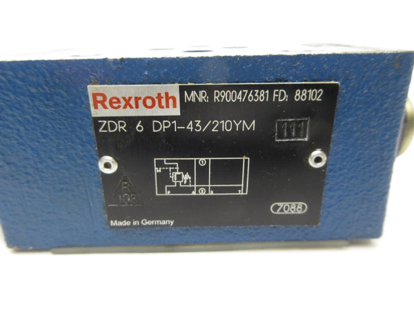 REXROTH R900476381 ZDR 6 DP1-43/210YM NSNP