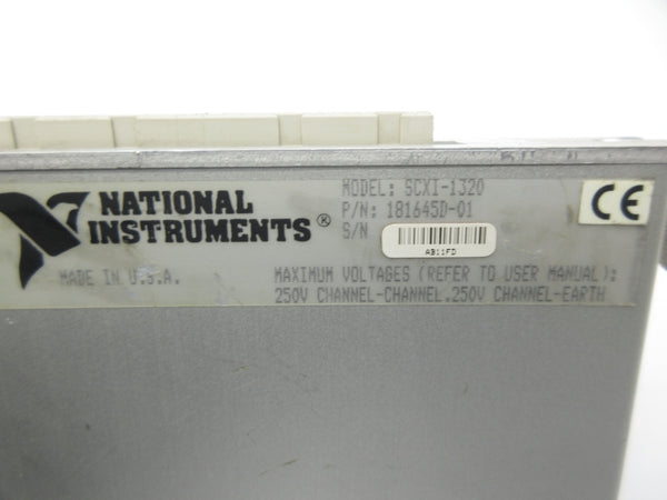 NATIONAL INSTRUMENTS SCXI-1320 181645D-01 250V NSNP