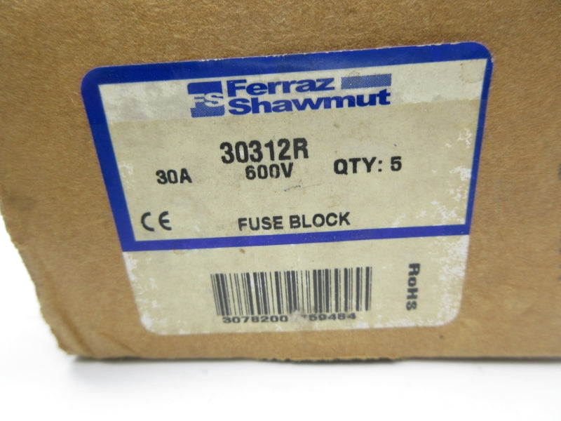 FERRAZ SHAWMUT 30312R 600V 30A (PKG OF 5) NSMP