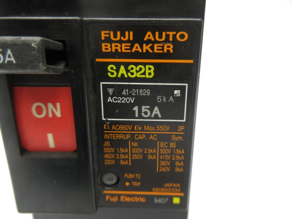FUJI ELECTRIC SA32B 220VAC 15A NSNP