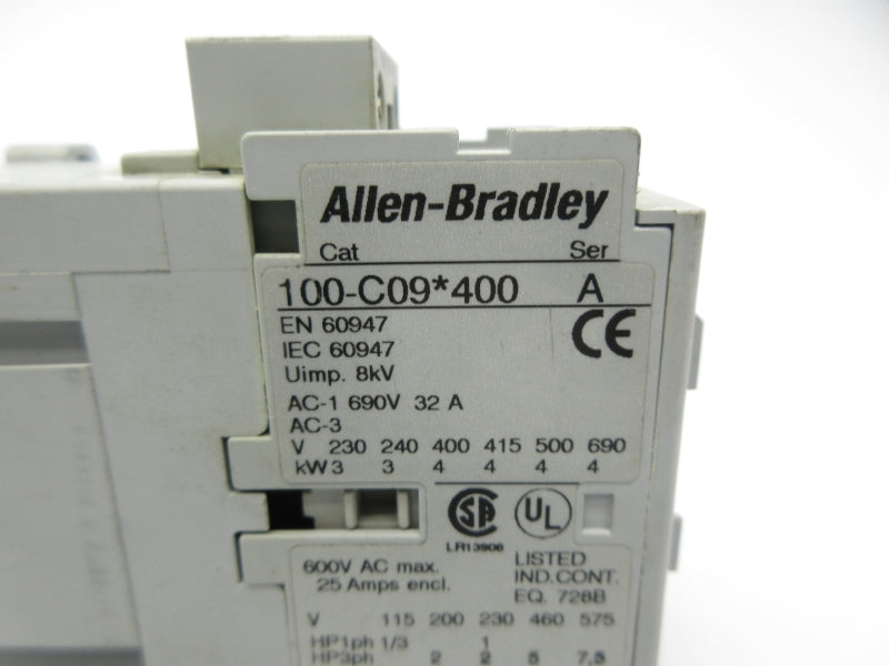 ALLEN BRADLEY 100-C09D400 SER. A 110V NSNP