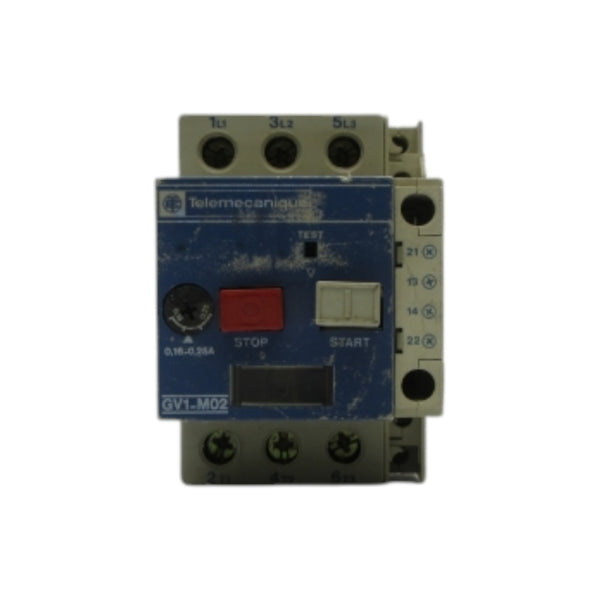 TELEMECANIQUE GV1-M02 0.16-0.25A NSNP