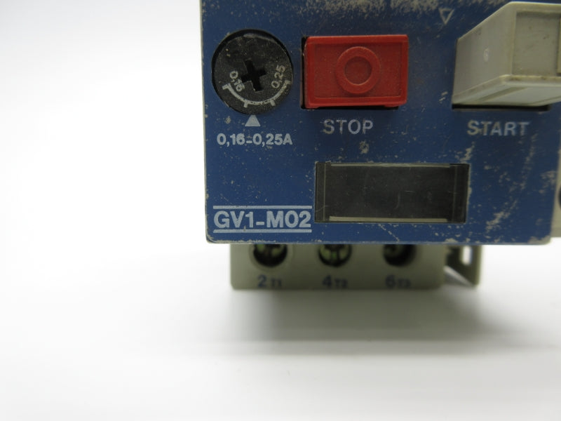 TELEMECANIQUE GV1-M02 0.16-0.25A NSNP