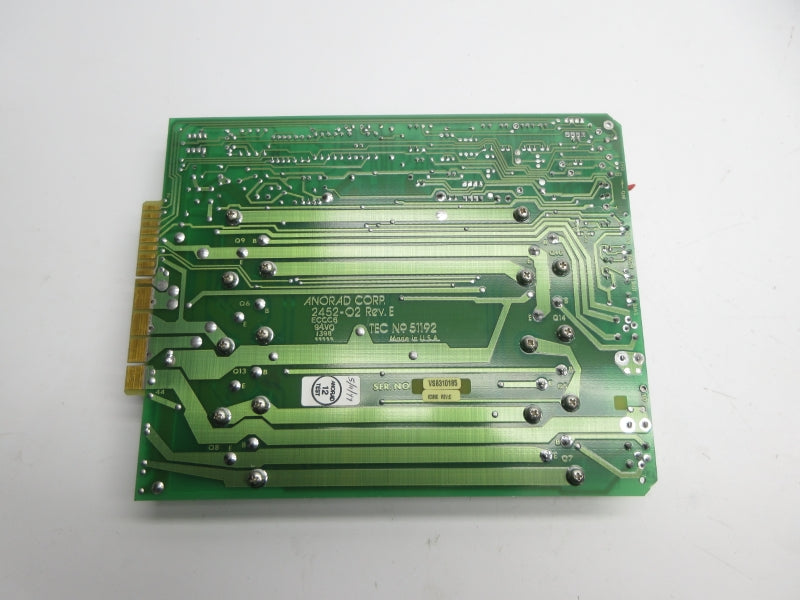 ANORAD 2452-O2 REV. E UNMP
