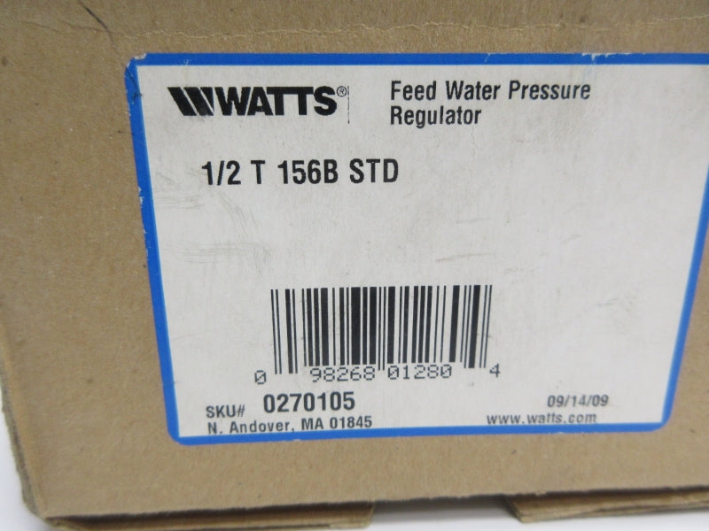 WATTS 1/2 T 156B STD 0270105 10-25 NSMP