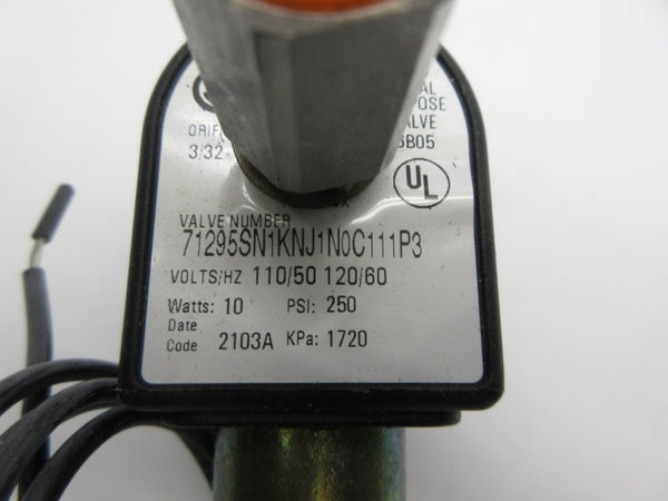 PARKER 71295SN1KNJ1N0C111P3 110/120V 250PSI NSNP