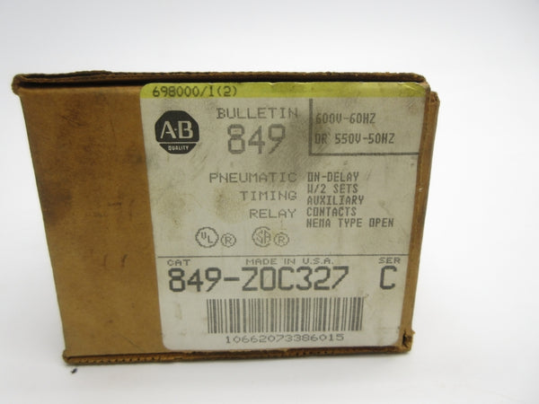 ALLEN BRADLEY 849-ZOC327 SER. C 550/600V (BR/YL) NSMP
