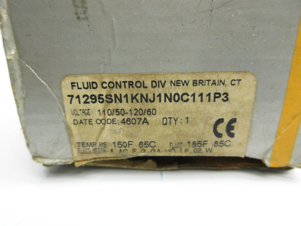 PARKER 71295SN1KNJ1NOC111P3 110/120V 250PSI NSMP