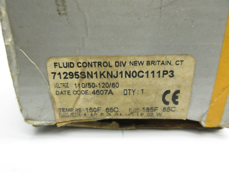 PARKER 71295SN1KNJ1NOC111P3 110/120V 250PSI NSMP