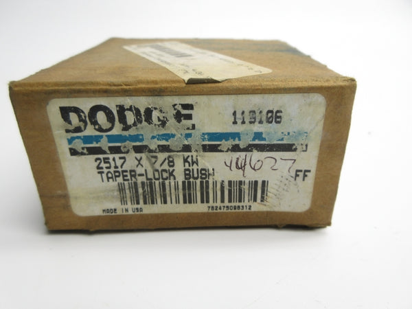 DODGE 119106 2517 X 7/8 KW NSMP