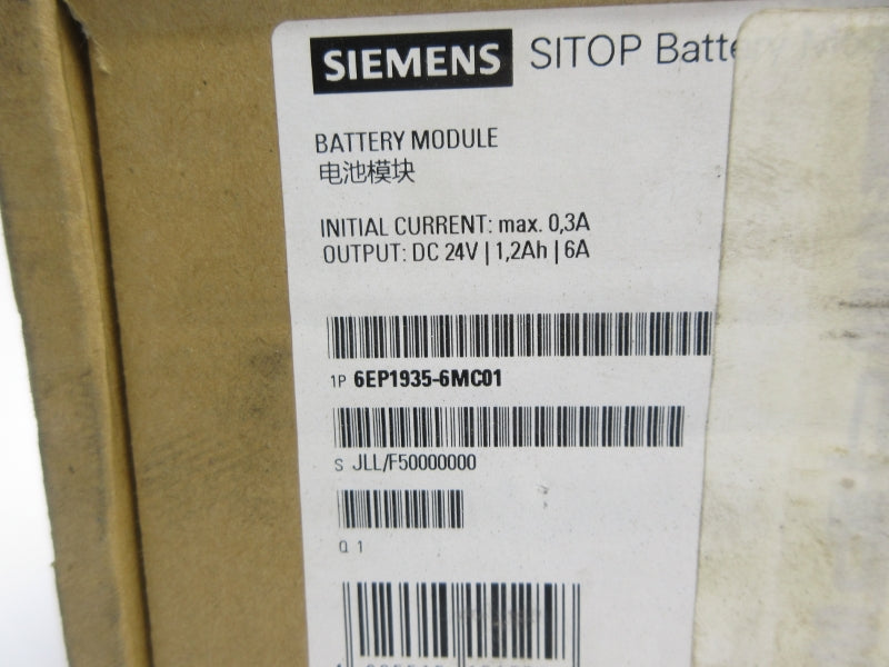 SIEMENS 6EP1935-6MC01 24VDC 6A NSMP
