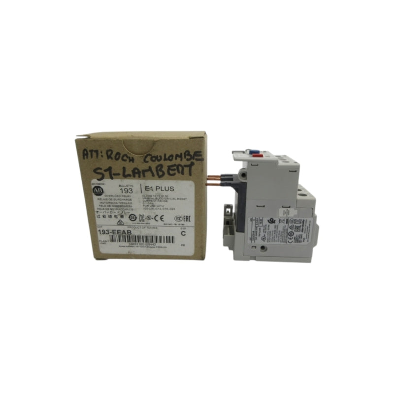 ALLEN BRADLEY 193-EEAB SER. C 0.1-0.5A (BR/WH) NSMP