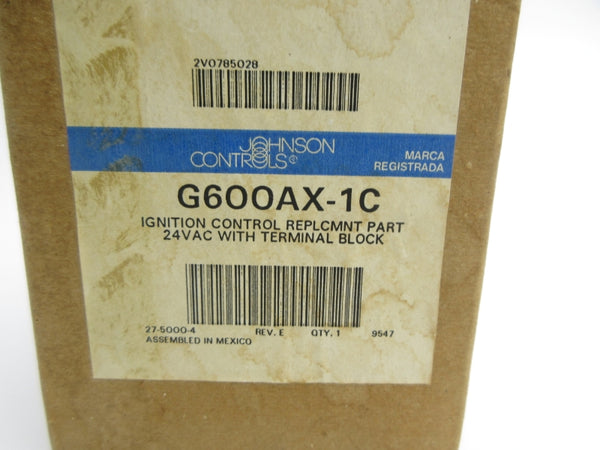 JOHNSON CONTROLS G600AX-1C NSMP