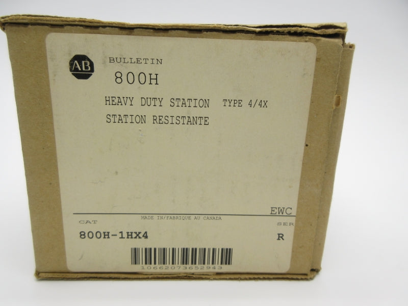 ALLEN BRADLEY 800H-1HX4 SER. R (BR/WH) NSMP