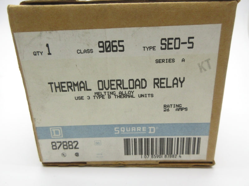 SQUARE D 9065 SEO-5 SER. A 600VAC 26A NSMP