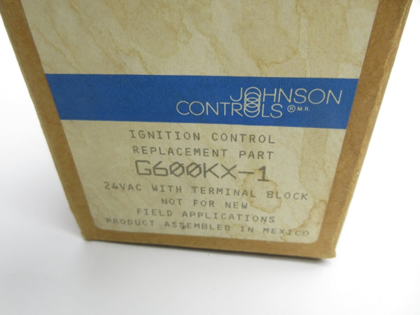 JOHNSON CONTROLS G600KX-1 24VAC NSMP