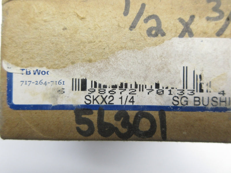 TB WOODS SKX2 1/4" NSFS