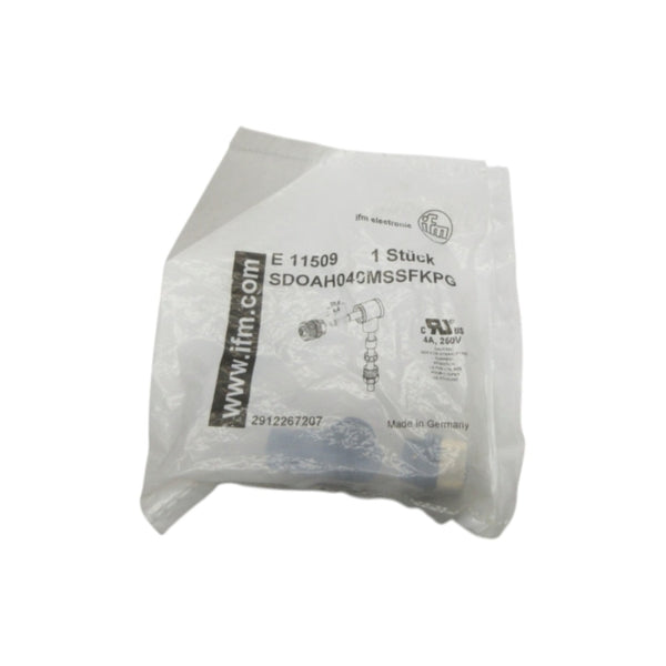 IFM EFECTOR E 11509 SDOAH040MSSFKPG 250V 4A NSMP