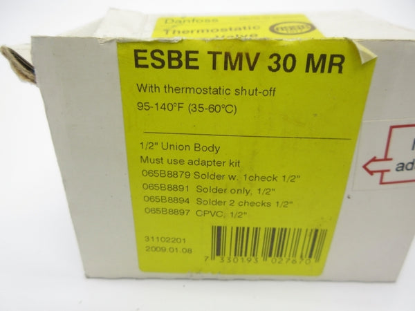 DANFOSS ESBE TMV 30 MR 90-140'F 1/2" NSMP