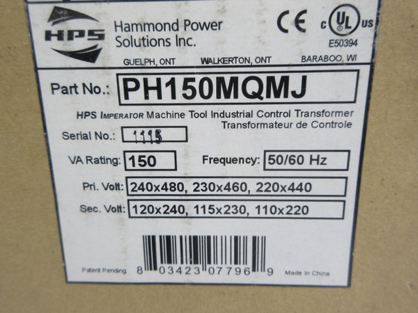HPS PH150MQMJ 240/480V NSMP