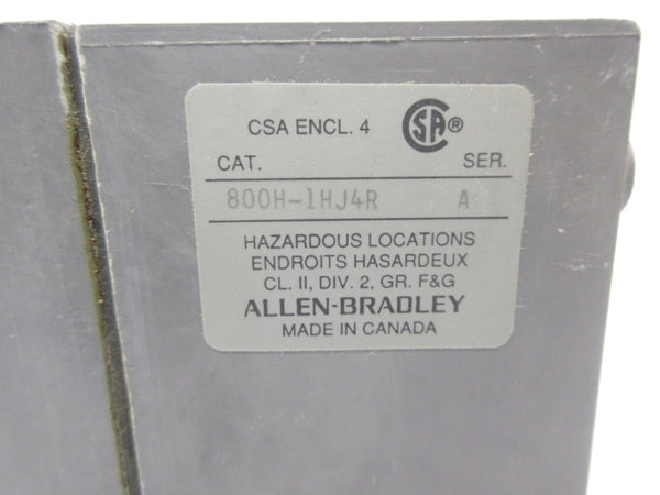 ALLEN BRADLEY 800H-1HJ4R SER. A NSNP