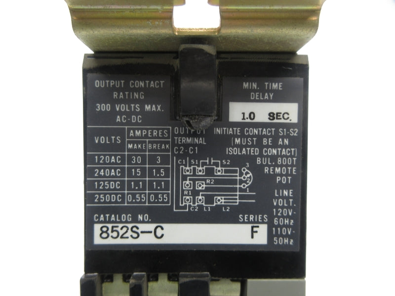 ALLEN BRADLEY 852S-C SER. F 110/120V 1.0S NSNP