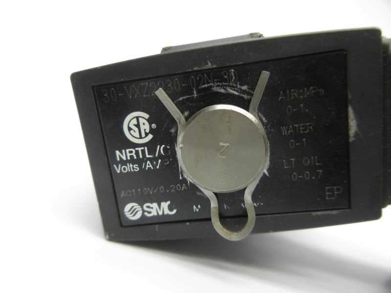 SMC 30-VXZ2230-02N-3D 110VAC 0.20A UNMP