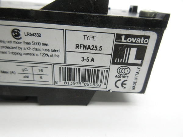 LOVATO RFNA25.5 3-5A NSNP