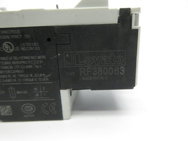 LOVATO RF380063 0.4-0.63A NSNP