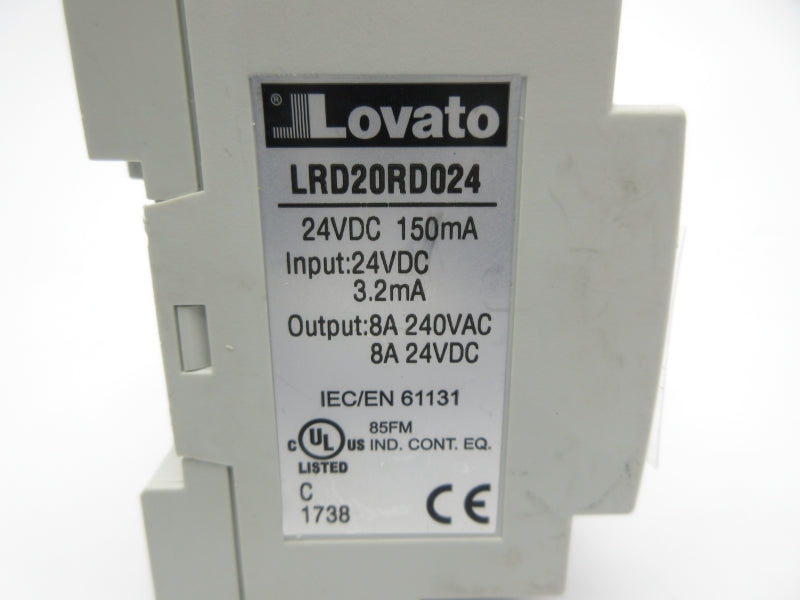 LOVATO LRD20RD024 24VDC NSNP
