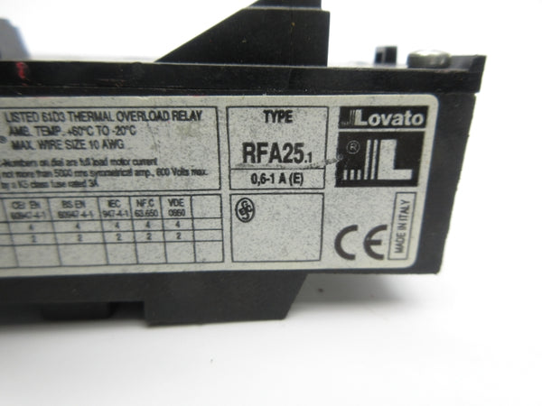 LOVATO RFA25.1 0.6-1A NSNP