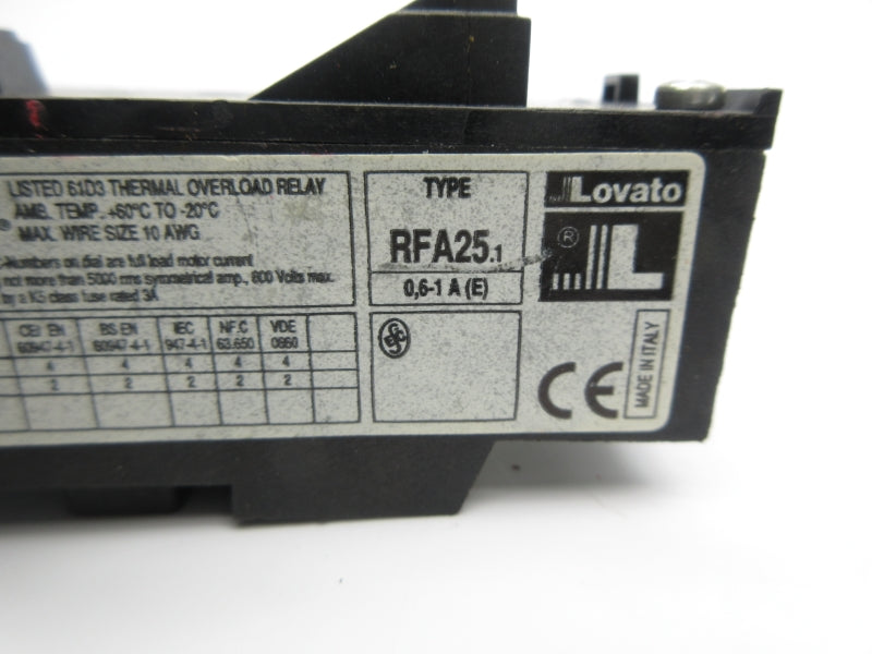 LOVATO RFA25.1 0.6-1A NSNP