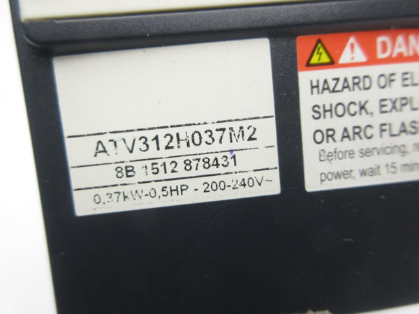 SCHNEIDER ELECTRIC ATV312H037M2 200-240V NSNP